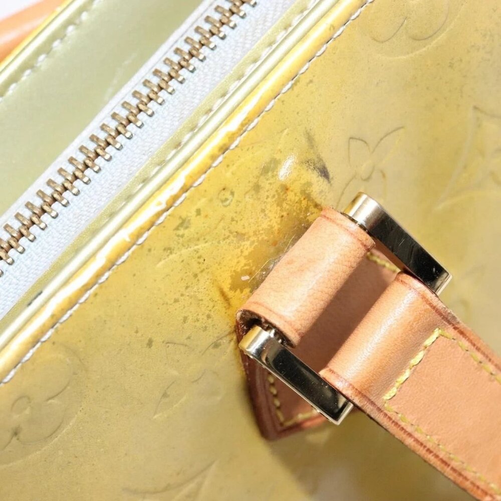 LOUIS VUITTON Monogram Vernis Houston Hand Bag Gris - Picture 7 of 16